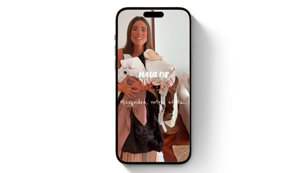 marketing influencers - haul moda rápida